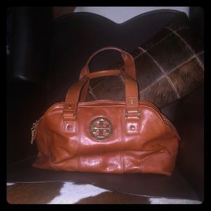 Tory Burch Brown Leather Handbag